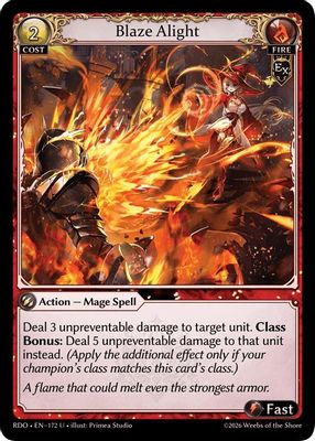Blaze Alight (Curio Foil)