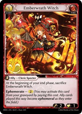 Emberwrath Witch (Curio Foil)