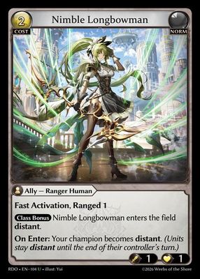 Nimble Longbowman (Curio Foil)