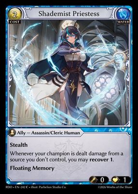 Shademist Priestess (Curio Foil)