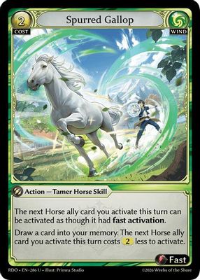 Spurred Gallop (Curio Foil)