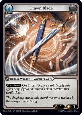 Drawn Blade