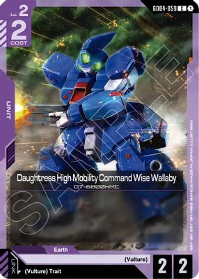 Daughtress High Mobility Command Wise Wallaby