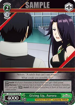Giving Up, Aurora (SR)