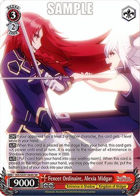 Fencer Ordinaire, Alexia Midgar (SR)