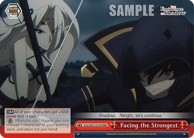 Facing the Strongest (RRR)