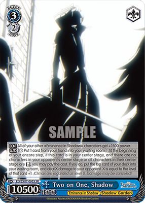 Two on One, Shadow (SR)