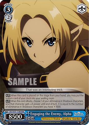 Engaging the Enemy, Alpha (RRR)