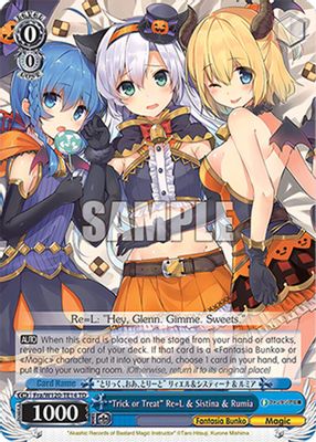 "Trick or Treat" Re=L & Sistina & Rumia (RRR)