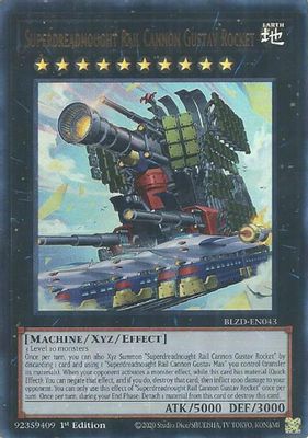 Superdreadnought Rail Cannon Gustav Rocket
