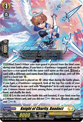 Knight of Charity, Baadact