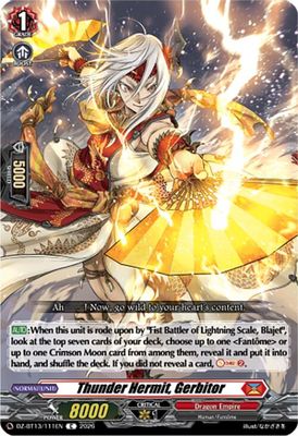 Thunder Hermit, Gerbitor