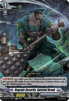 Regrain Security, Spiteful Break