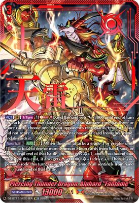 Piercing Thunder Dragon, Alphard 