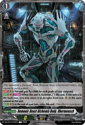 Demonic Beast Alchemix Body, Ubermensch