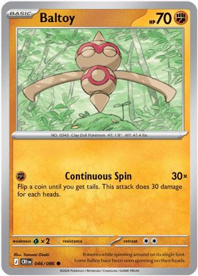 Baltoy card