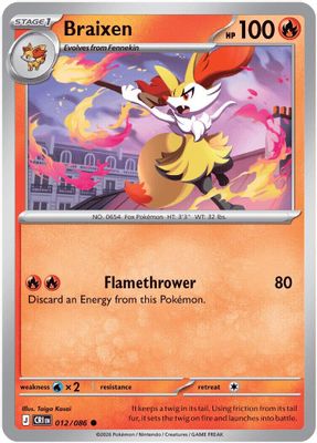 Braixen card