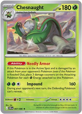 Chesnaught card