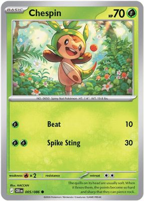 Chespin card