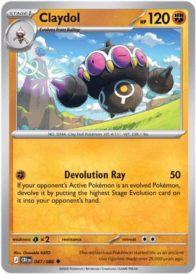 Claydol card