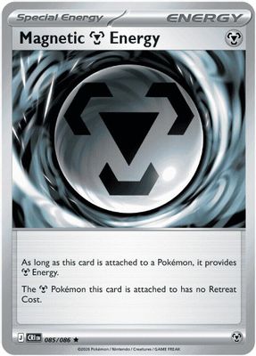 Magnetic Metal Energy card
