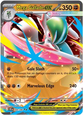 Mega Gallade ex card
