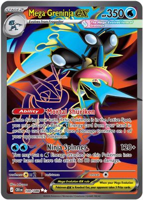 Mega Greninja ex card
