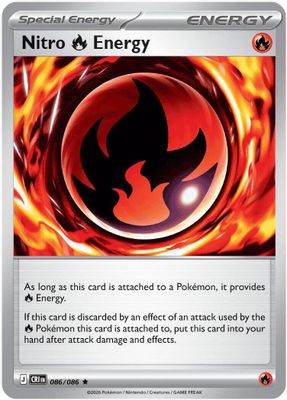 Nitro Fire Energy card