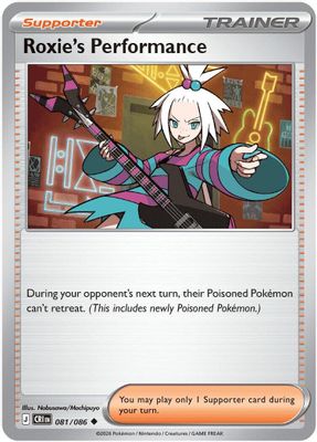 Roxie's Performance card
