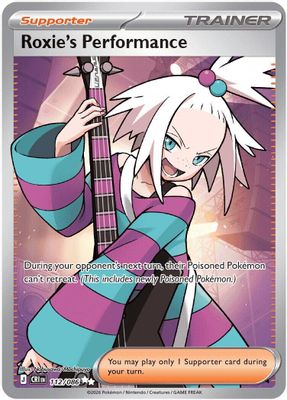 Roxie's Performance card
