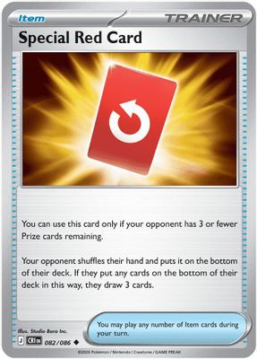 Special Red Card card