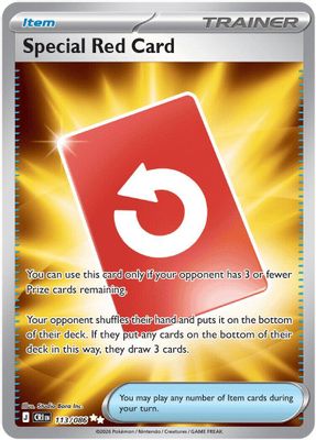 Special Red Card card