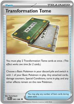Transformation Tome card