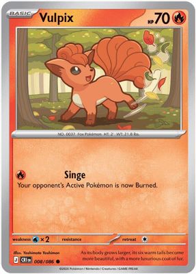 Vulpix card