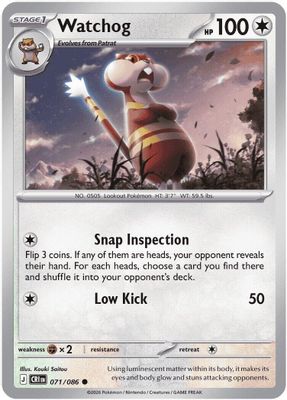 Watchog card