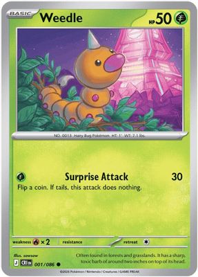 Weedle card