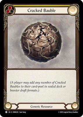 Cracked Bauble (Yellow)