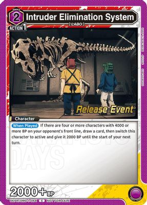 Intruder Elimination System - Release Event