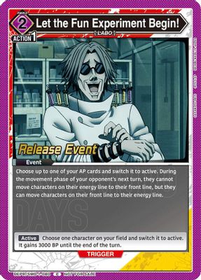 Let the Fun Experiment Begin! (Release Event)