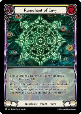 Runechant of Envy (Yellow)