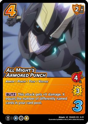 All Might's Armored Punch