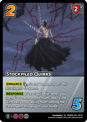 Stockpiled Quirks