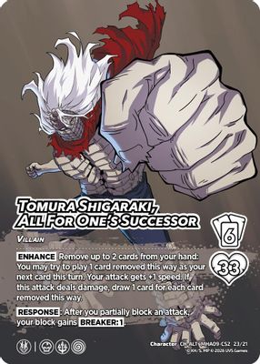 Tomura Shigaraki, All For One's Successor (Alternative Art)