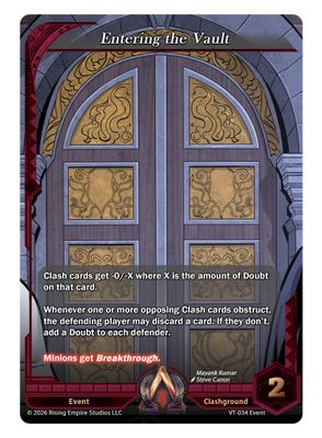 Entering the Vault