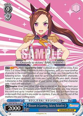 Blossom in Learning, Sakura Bakushin O
