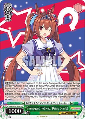 Arrogant Hothead, Daiwa Scarlet (RRR)