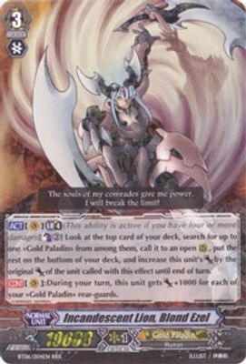 Incandescent Lion, Blond Ezel