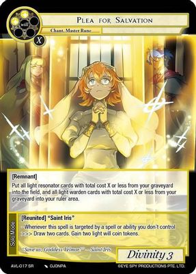 Plea for Salvation