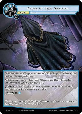Cloak of True Shadows