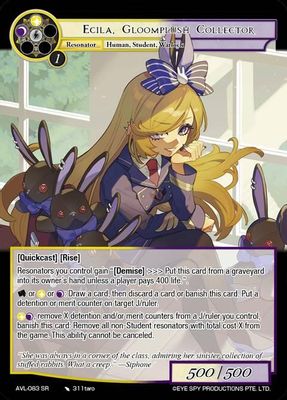 Ecila, Gloomplush Collector